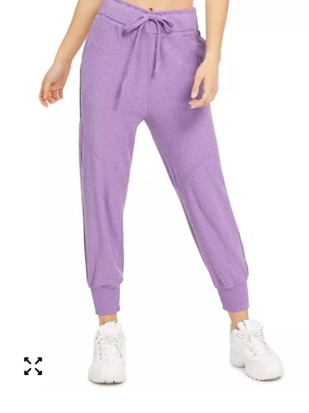 Free People Lavender Drawstring Jogger Pants